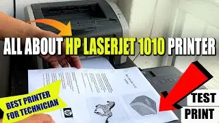 HP Laserjet 1010 Printer Test Print and Installation