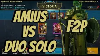 AMIUS  VS DUO SOLO - RAID SHADOW LEGENDS