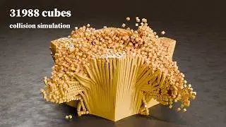令人舒适的物理模拟刚体和软体碰撞3D效果视频合集
