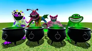 CHOOSE YOUR FAVORITE POPPY PLAYTIME CHAPTER 3 CHARACTERS vs TOXIC CAULDRON in Garry's Mod !