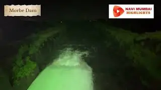 Navi Mumbai's Morbe Dam overflow  Aug 20_ 3.10am gates opened by 25cm_1123 cusecs of water released