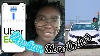 First Time Delivering Uber Eats In My Brand New Car | Olivia Henry
