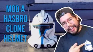 Mod a Hasbro Clone Trooper Helmet to Captain Rex