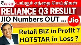 Reliance Q3 Results Out😮 | Jio Margin Boom 🔥 Retail Slowdown ? | JIO Hotstar in Profit or loss ?