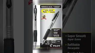 Pilot, G2 Premium Gel Roller Pens, Ultra Fine Point 0.38 mm, Pack of 12, Blue | $16.17 | Amazon