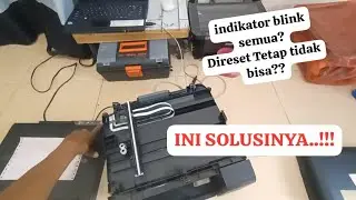 Mengatasi printer epson L3210 indikator power, tinta dan kertas blink bersamaan, Kalibrasi scanner