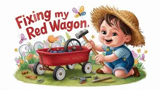Kids Songs, Animations | Bouncing Up and Down in My Little Red Wagon
