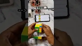 V-Perm pll algorithm tutorial #rubikscube #viral #youtubeshorts #cubelelo #vperm #pllalgorithm