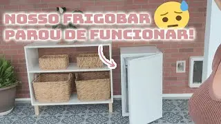 A GELADEIRA QUEBROU ESTOU MUITO TRISTE😭 FIZEMOS UM MÓVEL DE APOIO PRA ANNA + UMA RECEITA DELICIOSA 😋