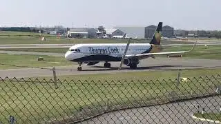 Thomas Cook Monarch Livery Taxi at BHX.