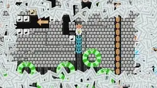 敵のいないタイムアタック　TIME ATTACK　 by サブ　りょんりょん - Super Mario Maker - No Commentary 1bn
