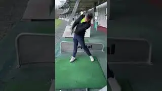 Sideview of my 20 hcp golfswing using driver. Great hit at Toppgolf in Norway