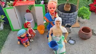 Barbie Doll All Day Routine In Indian Village/Radha Ki Kahani Part -676/Barbien Doll Bedtime Story||