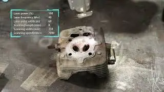 Refurbished car parts  - 300W Pulse Laser Cleaning Machine