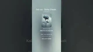 Only you - Halday (Female Vers)