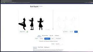 Bad Apple! Khan Academy (Dev commentary in description)