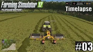Farming Simulator 17 - Gwenddwr Farm - Timelapse # 3 - More Silage Bales