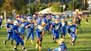 Bruh! Big 9 yr old, Big Football Hit!
