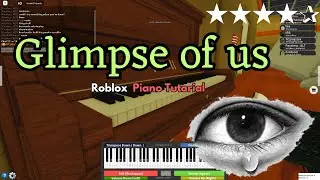 Joji - Glimpse of us (HARD Virtual/Roblox Piano Tutorial) | SHEETS IN DESCRIPTION