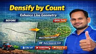 QGIS Beginning to Advanced Tutorial #59 Densify by Count in QGIS – Enhancing Line Geometry