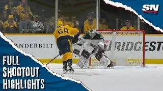 Arizona Coyotes at Nashville Predators | FULL Shootout Highlights