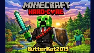 HARDCORE Minecraft Episode 2- Starting a base
