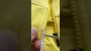Quick and Simple Zipper Repair #ZipperFix #LifeHack #DIYRepair #QuickFix #ZipperRepair #EasyHack