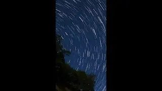 Starry night sky on China's Loess Plateau