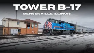 Tower B-17: Metra, Union Pacific and CPKC Trains