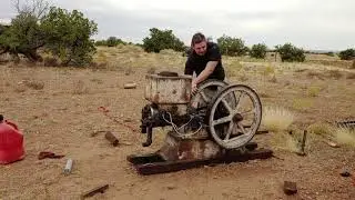 6hp Waterloo Boy hit and miss engine first fire up.