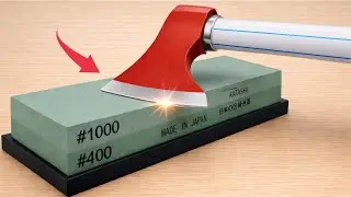 Razor Sharp! How to Sharpen Your Axe in Just 2 Minutes with This Tool