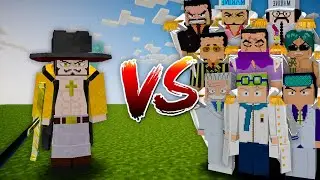 Dracule Mihawk (Cross Guild) vs Marine