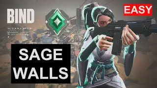 СТЕНЫ SAGE ДЛЯ НАЧИНАЮЩИХ ДЛЯ BIND #sage #sagewalls #valorant