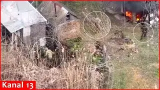 Drone interrupts Russians &ldquo;resting&rdquo; in Kherson - invaders fled and entered civilian houses