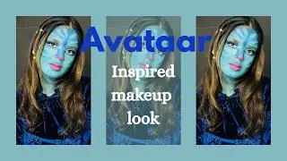 Avatar Inspired Makeup Tutorial | Step-by-Step Pandora Look Transformation