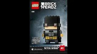 LEGO 41610 Tactical Batman & Superman part 2 Batman 2018 Instructions