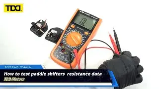 How to test your paddle shifter's data by multimeter in details ?  TDD (2026)