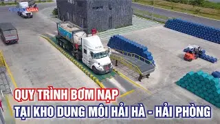 Quy tr&igrave;nh bơm nạp h&oacute;a chất tại kho dung m&ocirc;i Hải Ph&ograve;ng | VIETCHEM