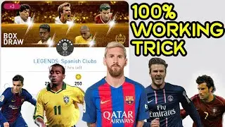 Thunder Black Ball Trick in Legends Spanish Clubs Box Draw | PES 2019 Mobile