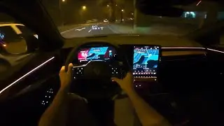 Driving New Renault Rafale 2025 at Night