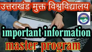 uou admission 2021| uou master program admission 2021| uttarakhand open University admission 2021