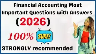 Financial Accounting Most Important Questions with Answers| BCom / BBA 2026 #financialaccountingbcom