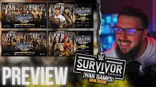 🟡 WWE SURVIVOR SERIES WAR GAMES SUN DIEGO PREVIEW! 🔥 HOLY SH*T Was für eine MATCH CARD! 🔥😱
