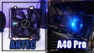 LED CPU COOLER - Antec A40 Pro | Review