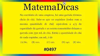 Equação 1º grau - Matemática - #497