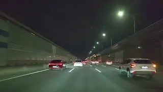 Kona EV POV Commute  | Incheon &rarr; Seoul Early Morning  | No Music &bull; No Talking &bull; Unedited
