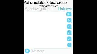 (Bonus clip) pet simulator X text group part 2