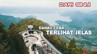 MENARA PANDANG TELE samosir :: view DANAU TOBA 360&deg;