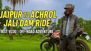 Jaipur to Achrol Jali Dam Ride | Aravalli Hills, Nahargarh Wildlife & Offroad Adventure 🏍️🌄