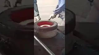 Steel forging, How an iron block is tempered into a hoop